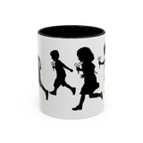 RUNNING WITH SCISSORS Accent Coffee Mug 11oz - FREE SHIPPING