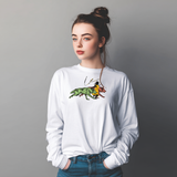 RUNNING WITH WOLVES - color - long sleeve unisex tee for men and women - FREE SHIPPING 