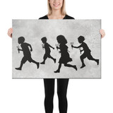 24x36 inch RUNNING WITH SCISSORS on canvas