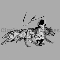 RUNNING WITH WOLVES - unisex tee for men and women
