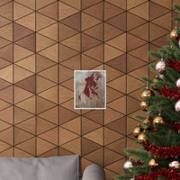 GIRL WEARING FOX MASK - poster - 3 sizes - FREE SHIPPING 