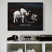 SOLD - Remember Your Power #6 of 15 limited edition - one-of-a-kind, satin varnished on wood panel - FREE USA SHIPPING