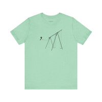 JUMP (girl) - Unisex tee for men and women