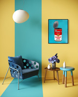 WHOOP ASS - #1 of 2 one-of-a-kind 24x30 six color screen print painting, resin coated, framed, on wood panel - FREE USA SHIPPING 