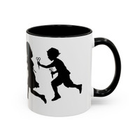 RUNNING WITH SCISSORS Accent Coffee Mug 11oz - FREE SHIPPING