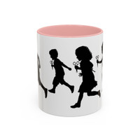 RUNNING WITH SCISSORS Accent Coffee Mug 11oz - FREE SHIPPING