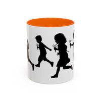 RUNNING WITH SCISSORS Accent Coffee Mug 11oz - FREE SHIPPING