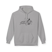 RUNNING WITH WOLVES - Unisex Fleece Hoodie - FREE SHIPPING 
