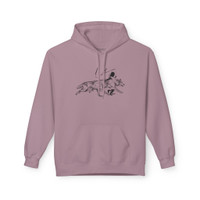 RUNNING WITH WOLVES - Unisex Fleece Hoodie - FREE SHIPPING 