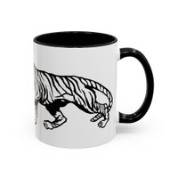 FIERCE (black and white) - Accent Coffee Mug (11oz) - FREE SHIPPING 