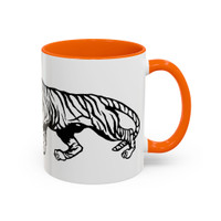 FIERCE (black and white) - Accent Coffee Mug (11oz) - FREE SHIPPING 