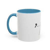 Jump (girl) - Accent Coffee Mug (11oz) - FREE SHIPPING 