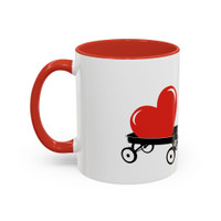 HEART TOO BIG TO CARRY - Accent Coffee Mug (11oz) - FREE SHIPPING