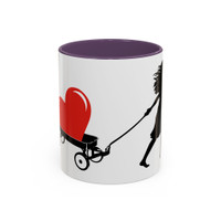 HEART TOO BIG TO CARRY - Accent Coffee Mug (11oz) - FREE SHIPPING