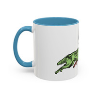 RUNNING WITH WOLVES (colorful) - Accent Coffee Mug (11oz) - FREE SHIPPING 