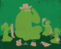 UNLIKELY FRIEND canvas