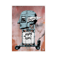 REMEMBER TO ENJOY THE RIDE - poster - 3 sizes - FREE SHIPPING 
