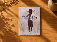 A FISH STORY - greeting card with envelope. Free shipping 