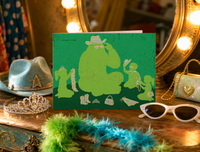 UNLIKELY FRIEND - greeting card with envelope - single and multi pack. Free shipping 