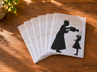 ALL THE GOOD STUFF - grandaughter and grandmother - greeting card with envelope - single and multi pack. Free shipping 