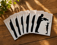 ALL THE GOOD STUFF - grandson and grandfather - greeting card with envelope - single and multi pack. Free shipping 