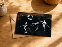 BEST BUDS - greeting card with envelope - single and multi pack. Free shipping 