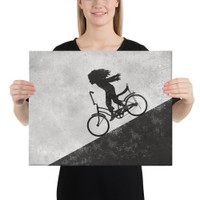 16x20 FASTER FASTER canvas print
