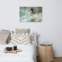 FASTER FASTER on jumbo 24x36 inch canvas