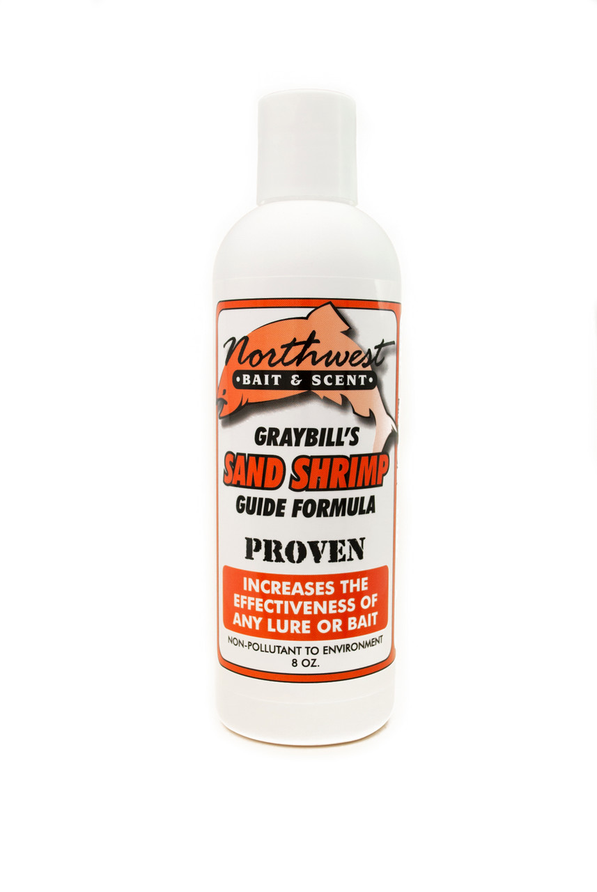 GRASS Silvy 　SaltWater NWBait Graybill's Sand Shrimp Scent Formula 8oz.