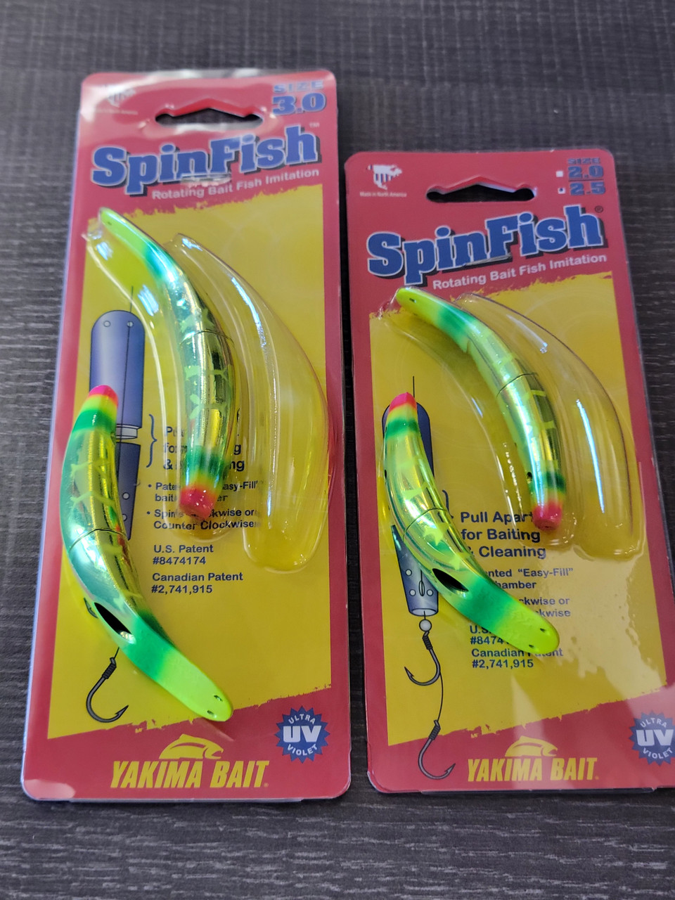 New SpinFish Sizes from Yakima Bait
