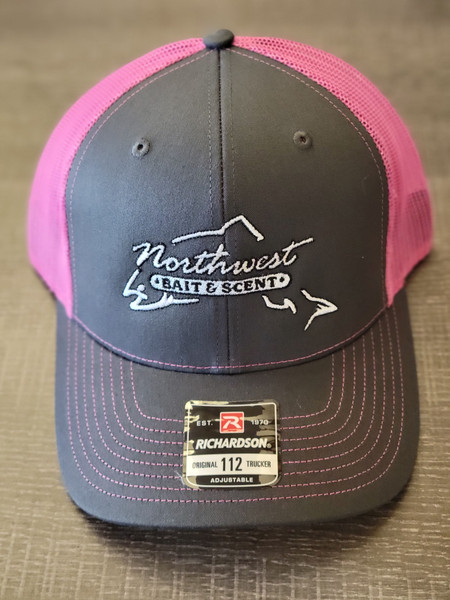 NWBS Logo Richardson 112 hat Grey/Pink