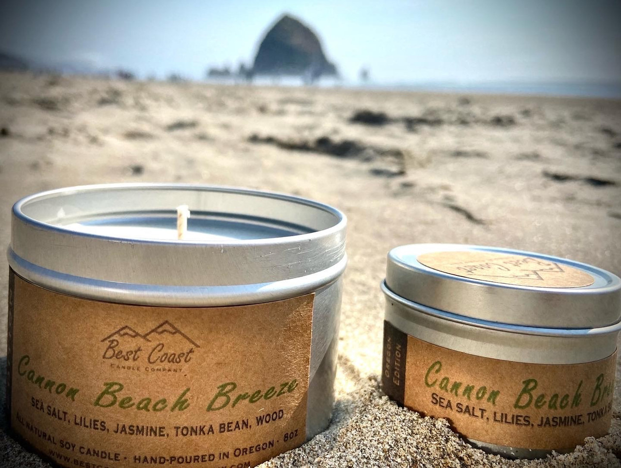 Beach Baby Soy Candle Tin  Bon Secour Candle Company