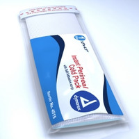 Instant Cold Pack Dynarex® Perineal One Size Fits Most 4-1/2 X 12 Inch Plastic / Calcium Ammonium Nitrate / Water Disposable  (24/CS)