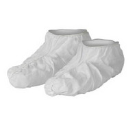 Shoe Cover KleenGuard™ A40 One Size Fits Most Shoe High Seamless Sole White NonSterile  (300/CS)