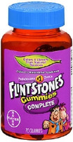 Joint Health Supplement Flintstones™ with Iron Vitamin A / Ascorbic Acid / Vitamin D / Vitamin E / Vitamin B6 / Vitamin B12 Folic Acid 4000 IU - 75mg - 400 IU - 30 IU - 5 mg - 400mcg Strength Gummy 70 per Bottle Assorted Fruit Flavors  (1/BT)