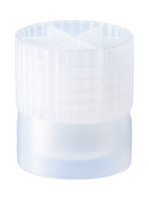Tube Closure LDPE Skirted Push Cap Clear For 13 mm Tubes  (1000/BG)