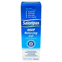 Topical Pain Relief Salonpas® 3.1% - 10% - 15% Strength Camphor / Menthol / Methyl Salicylate Topical Gel 2.75 oz.  (1/EA)