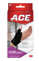 Thumb Stabilizer Ace™ Brand Deluxe Adult One Size Fits Most Lacing System Closure Right Hand Black  (1/EA)