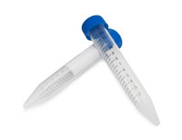 McKesson Centrifuge Tube Plain 17 X 120 mm 15 mL Blue Screw Cap Polypropylene Tube  (1/CS)