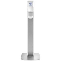 Hand Hygiene Dispenser Purell® Messenger® ES8 White ABS Plastic Automatic 1200 mL Floor Stand  (1/CS)