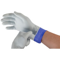 Exam Glove LifeStar™ EC X-Large NonSterile Nitrile Extended Cuff Length Textured Fingertips White / Blue Fentanyl Tested  (100/BX)