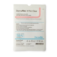 Hydrocolloid Dressing DermaFilm® 4 X 6 Inch Oval  (1/EA)