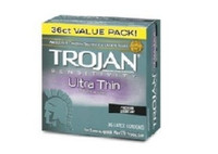 Condom Trojan® Lubricated One Size Fits Most 36 per Box  (1/PK)