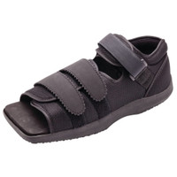 Square Toe Post-Op Shoe Medium Male Black  (1/EA)