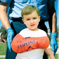 Fasplint® General Purpose Splint Vacuum Splint Vinyl Orange 14 X 19-1/2 Inch  (1/EA)