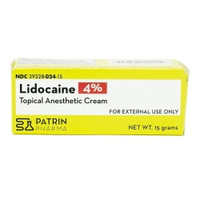 Lidocaine HCl 4% Cream 15 Gram  (1/EA)