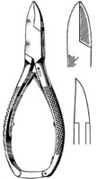 Nail Nipper Econo™ Concave Jaw 5-1/2 Inch Length Pakistan Stainless Steel  (12/BX)
