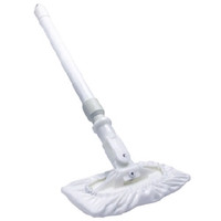 Cleanroom Wet Mop Kit Texwipe® Mini AlphaMop™ Isolator White Thermoplastic / Fiberglass / Polyester NonSterile  (1/CS)