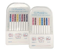 Drugs of Abuse Test Kit CLIAwaived™ AMP, BAR, BUP, BZO, COC, mAMP/MET, MDMA, MTD, OPI300, OXY, PCP, THC 25 Tests CLIA Waived  (25/BX)