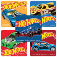 ValueStickers™ 250 per Unit Classic Hot Wheels Sticker 1.625 Inch  (250/RL)